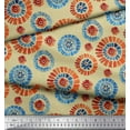 thumbnail image 2 of Soimoi Rayon Fabric Brush Stroke Abstract Printed Fabric 1 Yard 42 Inch Wide, 2 of 3