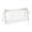 White, variant on Zipper Pouch, Transparent Storage Bag, Stationery Organizer, Clear Multi-Purpose Pouch with Zipper Closure, Portable Bag for Pens, Pencils and Daily Cosmetic Storage,Mint Green