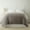 Stone Grey , Pale Yellow, variant on Modern Threads Reversible Stone & Champagne Adult Down Alternative Comforter, Queen