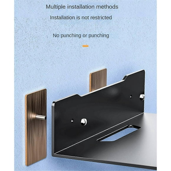Wall Shelf Holder Floating Mount Storage Rack for TV Projector,Large