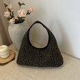 thumbnail image 1 of Bag Crescent Backarm Shoulder Women Canvas Leopard Impresión Magnética Bolso para Viajes, 1 of 9