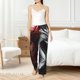 thumbnail image 4 of Balery Cool Black And White Dragon Pantalones de pijama para mujer, pijamas ultraligeros, pantalones de estar por casa-Large, 4 of 6