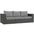 thumbnail image 5 of Modway Sojourn 3 Piece Outdoor Patio Sunbrella® Sectional Set, Multiple Colors, 5 of 7