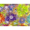 thumbnail image 1 of Pack of 1, Gilded Daisies 18" x 417' Gift Wrap Half Ream Roll w/Floral & Classic Print Designs, 1 of 1