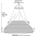 thumbnail image 2 of Bed mosquito net, mosquito net, large mosquito net, suitable for single bed, double bed mosquito net (purple), 2 of 5