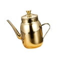thumbnail image 1 of Dispensador de aceite BLESIY Aceitera de acero inoxidable 420ml Oro, 1 of 8