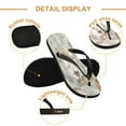 thumbnail image 3 of YAZAOOSummer Flip Flops Creatively Muted Pumpkin Embrace Simple Beach Sandals, 3 of 8