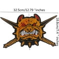thumbnail image 4 of Hot Blooded Bulldog Iron on Jacket Backpacks Motorcycleclothes Patches Individuality Fabric Badge DIY Decorative Fabric Patch 1 Piece, 4 of 6
