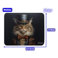 thumbnail image 4 of Mouse Pad SVART de Superficie Suave, base antideslizante, con diseño orginal de Gato estilo arte urbano, Diseño5, 22*18 cm, 4 of 4
