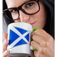 thumbnail image 2 of 3drose, Image of Scotland Flag in Contemporary Style, 11oz Two-tone Green Mug, 2 of 6