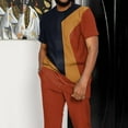 thumbnail image 4 of Costumes pour Hommes Mode Décontractée Style Plage Imprimé Manches Courtes Pantalon Costume – Ensemble Polyvalent d'Été pour Garde-Robe Moderne, 4 of 4
