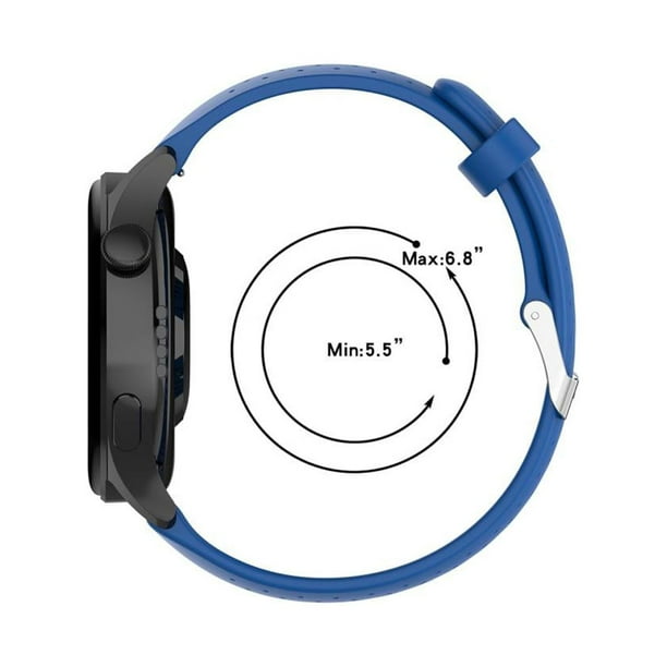 22mm Soft Silicone Breathable Strap Compatible for Huami Huawei Samsung Garmin Watch Strap Replacement Replacement Watch Bands Silicone Watch Strap