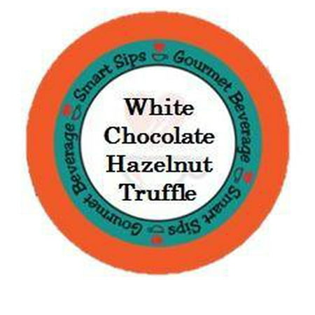 - Smart Sips Coffee White Chocolate Hazelnut Truffle Flavored Coffee Single Serve Cups, 24 Count, Compatible With All Keurig K-cup Machines