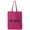 Hot Pink, variant on Ew, David! Cotton Canvas Tote Bag