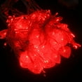 thumbnail image 2 of Cortina de luces LED con forma de corazón para decoración de ventanas y paredes, ideal para bodas (sin batería, color rojo), 2 of 6