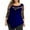 #1-Dark Blue, variant on Azrian Womens Tops Fall Saving,Womens Plus Blouses Fashion Women Solid Floral Lace Asymmetric Three Quarter Tops Blouse on