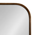 thumbnail image 3 of Kate and Laurel Nordlund Modern Wood Framed Wall Mirror, 23 x 35, Walnut Brown, Chic Decorative Beechwood Mirror with Rounded Corners for Transitional Wall Decor, 3 of 9