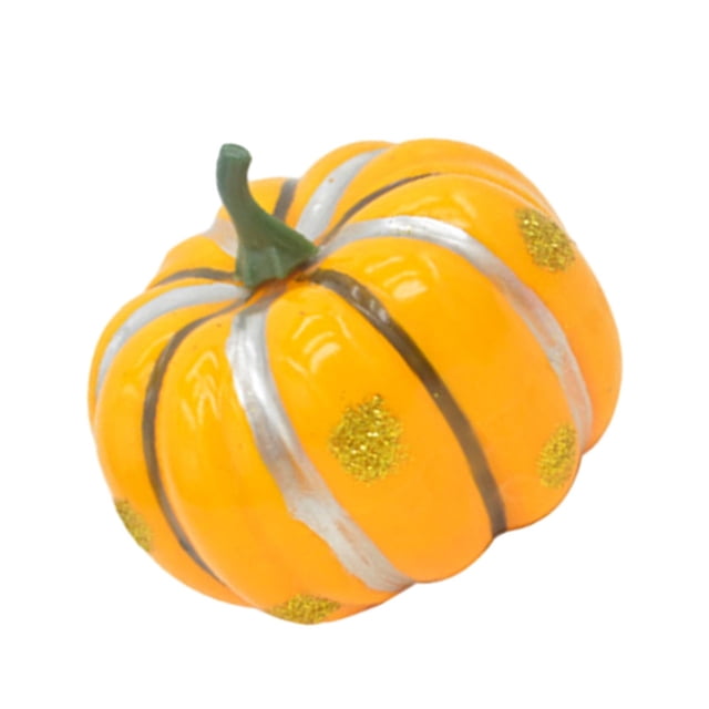 Calabaza artificial de otoño Calabaza decorativa Calabaza de espuma realista para mesa Cocina Mantel Estante Acción de gracias Granja Rústica Estilo E