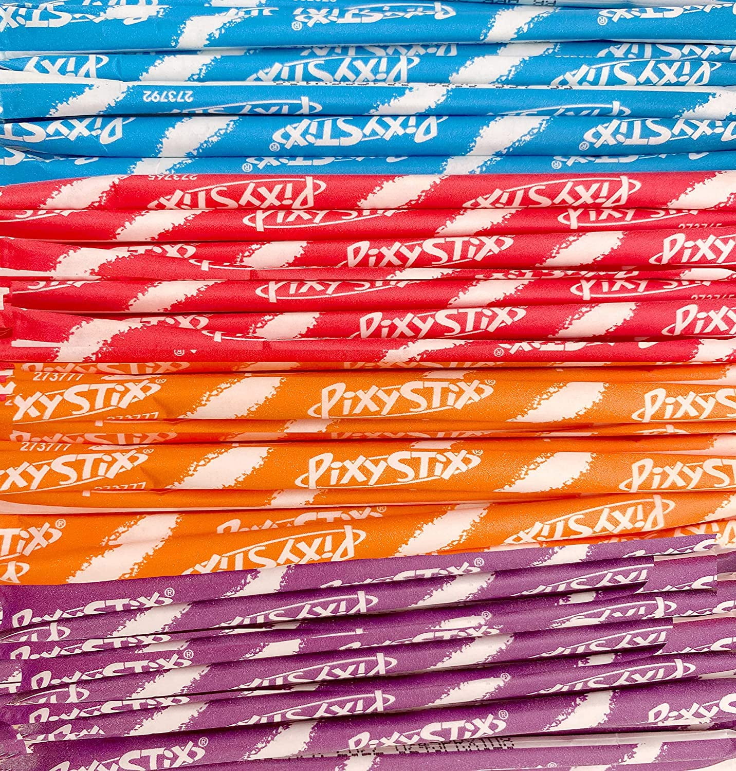 Wonka Pixy Stix Sugar Candy Powder Straws Assorted Flavors, Bulk Pixy