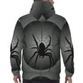 thumbnail image 7 of Fotbe Men's Hoodie with Black Spiders Pattern - Kangaroo Pocket Pullover Hooded Sweatshirt, Perfect for Daily Wear, Travel, and Home-XX-Large, 7 of 7