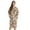 Leopard, variant on Dreamcrest Women’s Snap-Front House Coat Flannel Duster Robe with Pockets (Leopard, 1X)