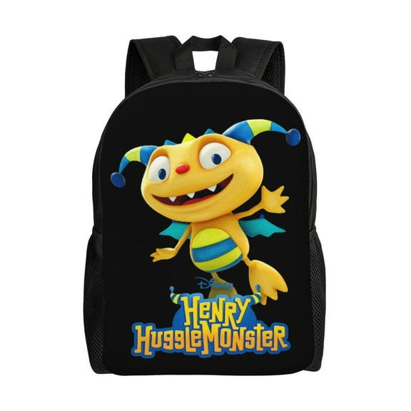 Henry Anime Hugglemonster Travel Backpack Lightweight Large Capacity Laptop Backpacks Casual Daypack Rucksack