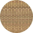 thumbnail image 1 of Ahgly Company Indoor Round Abstract Orange Abstract Area Rugs, 4' Round, 1 of 6