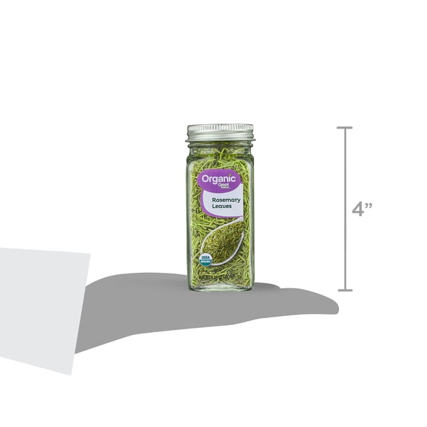 Great Value Organic Rosemary Leaves 0.85 oz USDA Certified Organic