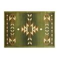 thumbnail image 2 of Masada Rugs Southwest , Area Rug (4 Feet X 5 Feet), Green, 2 of 6