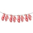 thumbnail image 1 of Decoración de Halloween decoraciones de Halloween pancartas de papel de feliz Halloween decoración de Halloween con pies de mano cortados con sangre(Buy 2 Get 1 Free), 1 of 4