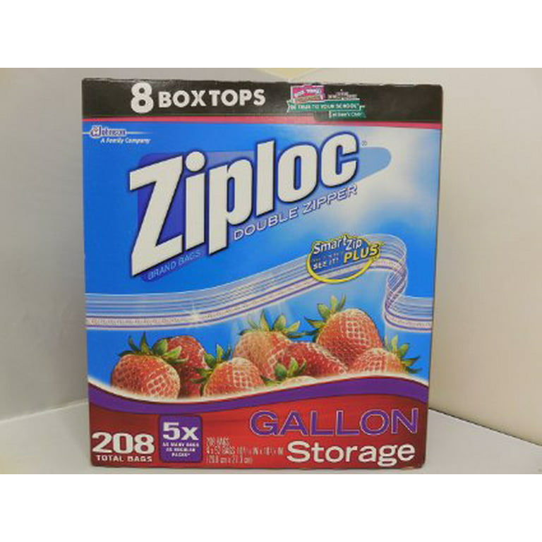 Ziploc Double Zipper Bag, Variety Pack, 347 Count 