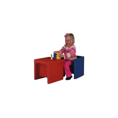 Virco Educubes 2 Piece Kids Desk Chair Set Walmart Com