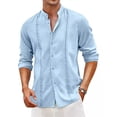 thumbnail image 1 of Playa De Guayabera Cubana Camisas Casual Para Hombre, 1 of 6