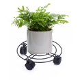 thumbnail image 3 of Matsuzay Soporte de maceta movible, soporte de planta en maceta de hierro de alta resistencia para carrito de plantas con ruedas, estante para Jardín y Patio Numero 3 Matsuzay HA024469-03, 3 of 6