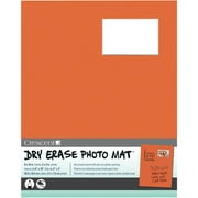 Crescent Cardboard 12-3-305 8 x 10 in. Dry Erase 2 x 3 in. Photo Mat Holds - Orange