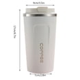 thumbnail image 3 of Vikakiooze 2023 380ML Vacuum Stainless Steel Cup Coffee Cup Double Layer Anti-scalding Insulation Cup, Fall Savings, 3 of 6