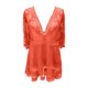 thumbnail image 4 of WILLBEST Trajes de Baño Para Mujer Con Falda, Vestido Informal de Verano Para Mujer, Cuello En V, Encaje Ahuecado, Vestido de Playa, Vestido de Bikini Para Fiesta de Vacaciones En El Resort, 4 of 4