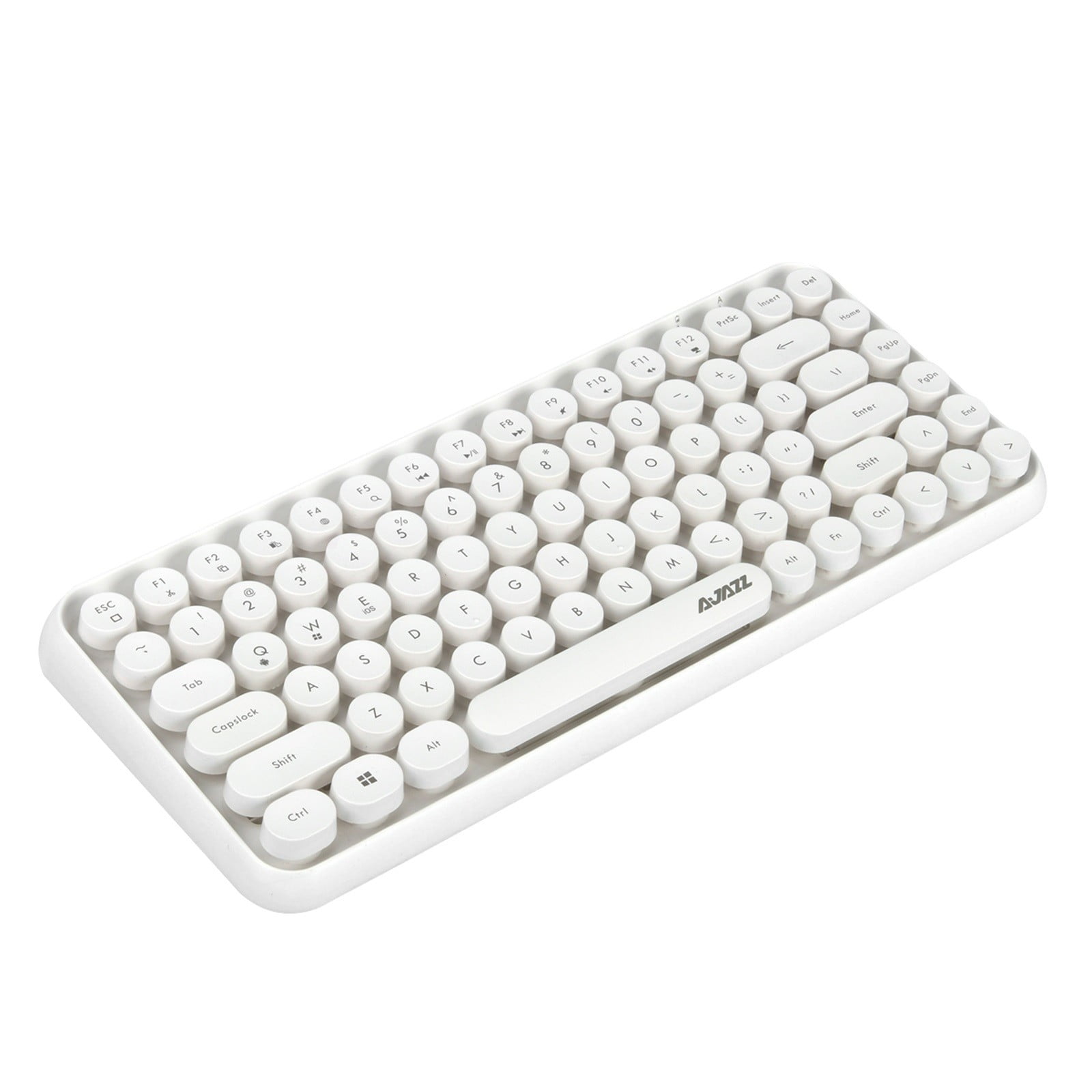Keyboard Bluetooth Wireless Gaming Office 84 Key Classic Round