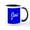 White/Black Inside, variant on CafePress - Joe (Blue) Mugs - 11 oz Ceramic Mug - Novelty Coffee Tea Cup