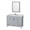 Gray, variant on Wyndham Collection Sheffield 48" Wood Single Bathroom Vanity in Chrome/Gray