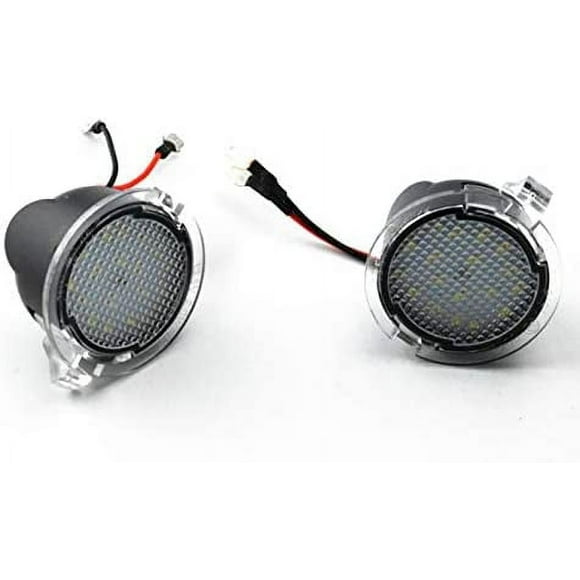 ORUYROP 2pcs LED F 150 Puddle Lights High Power White Lamp Assembly for For Ford Fusion Edge Mondeo Taurus Explorer Expedition