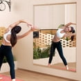 thumbnail image 6 of Hasipu 55"x17" Full Length Mirror (2 PCS) - Large Frameless Wall Mirror for Home Gym, Yoga, Dance Studio, Garage & Fitness Room, Tempered Glass, 6 of 9