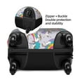 thumbnail image 3 of Bingfone Unicorn DoingYoga Luggage Cover Washable Suitcase Cover Protector Anti-scratch Suitcase cover Fits 18-32 Inch Luggage, 3 of 8
