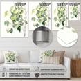 thumbnail image 4 of Designart "White Green Minimalism Eucalyptus Essence V Botanical Simplicity III" Floral Metal Wall Decor, 4 of 5