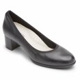 thumbnail image 1 of Aravon CAREER DRESS PUMP BLACK LEA SHOE, 1 of 5