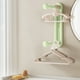 thumbnail image 4 of Clothes Hanger Storage Artifact Retractable Punch Wall Mounted Clothes Hanger Storage Rack Multi Purpose Stable Storage Rack, 4 of 8