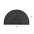 thumbnail image 2 of Superio Non-Slip Welcome Doormat for Entry, Indoor Outdoor, Heavy Duty, Waterproof, Easy Clean, Low-Profile Mats for Entry, Garage, Patio, High Traffic Areas, 18"x30" (Grey, Sunburst Coir), 2 of 9
