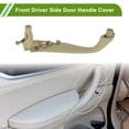 thumbnail image 2 of Front Driver Side Door Panel Handle Pull Trim Cover for BMW 5 Series G30 2017-2021 Inner Door Handle Door Pull Handle Cover Beige ABS 1 Set, 2 of 6