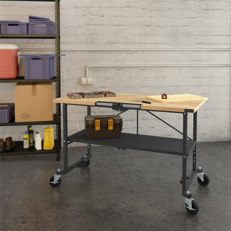 ダブル★キッチン〈6枚組〉 COSCO SmartFold Butcher Block Portable Workbench/Folding