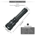 thumbnail image 7 of 9900LM Powerful LED Flashlight Battery Display USB Rechargeable Light Telescopic Zoom Lamp Outdoor Camping Fishing Lantern, 7 of 7